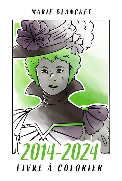 Couverture pour le livre à colorier 2014-2024
